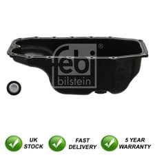 Image of Oil Sump SJR Fits Combo Corsa Astra Bipper Doblo 500 Fiorino Panda Nemo