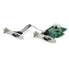 Image of StarTech.com 2-port PCI Express RS232 Serial Adapter Card - PCIe RS232 Serial Ho