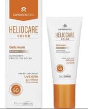 Image of NEW Heliocare Color Gelcream Brown SPF 50 Sunscreen 50ml