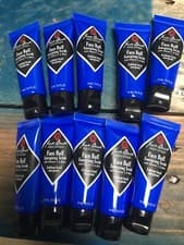 Image of NEW 10x14ml jack black travel size face buff energizing scrub with  vit c &mint