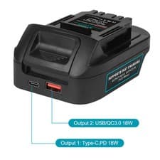 Image of MT20DL Battery Adapter for Makita 18V BL1830 BL1860 to Dewalt 18V/20V Power Tool