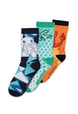 Image of POKEMON Character Set Crew Socks (3 Pack), Unisex - CR834547POK