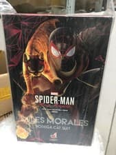 Image of New Hot Toys VGM50 MARVEL’S SPIDER-MAN 1/6 MILES MORALES BODEGA CAT SUIT Figure