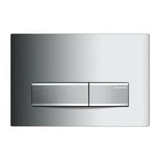 Image of Geberit Sigma 50 Flush plate stainless steel - brushed chrome 115.788.GH.5