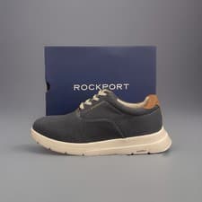 Image of Rockport Navy Plain Toe Brand New Trainers