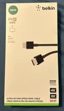 Image of Belkin Ultra HD High Speed HDMI Cable - 6.6 ft/2 m 4K HDMI Cable, 4K/8K/HDR