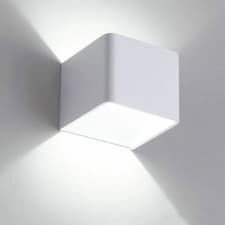 Image of 5W LED Wall Lamp Square Cube Up Down Lighting Fixture Warm White/White Light .