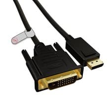 Image of DisplayPort DP to DVI -D Cable 20 pin Digital Monitor Converter Lead Male GOLD
