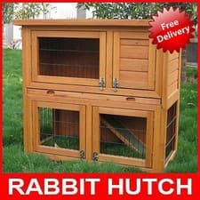 Image of RABBIT HUTCHES HUTCH RUN RUNS BUNNY BUSINESS  GUINEA PIG HUTCH BB-36-DDD-TR