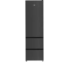 Image of BEKO Pro HarvestFresh GNE4603VPZ 70/30 Fridge Freezer - Black Steel -REFURB-C
