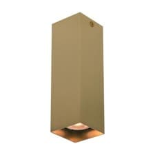 Image of ANDER M Gold Square Surface Mounted Ceiling Light Downlight Spot GU10