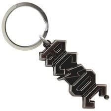 Image of AC/DC Silver Voltage Band Logo 3D keyring Keychain One Size