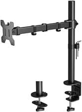 Image of BONTEC Single Monitor Arm Desk Mount for 13-32 inch LCD LED PC Computer Screens