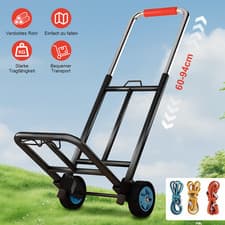 Image of Heavy Duty Folding Lightweight Hand Sack Trolley Cart Wheel Truck Barrow UK NEW