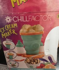 Image of Chill Factor Non Electric Ice Cream Maker - Complete with Recipe Book & Manual