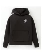 Image of Illusive London Boys Overhead Diverge Hoodie - Black 13 14 Years Jumper Sweater