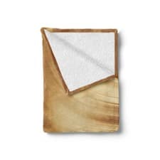 Image of Tan Soft Flannel Fleece Throw Blanket Curved Wave Like