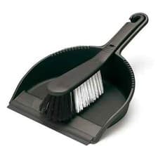 Image of Addis Stiff Black Dustpan and Brush Set - Household Cleaning