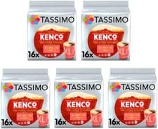 Image of Tassimo Kenco Americano Grande XL Coffee Pods X16 (Pack of 5, Total 80 Drinks).