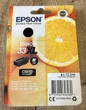 Image of Original Epson 33XL Black Ink Cartridge Photo T3361 for Epson EXP 2024