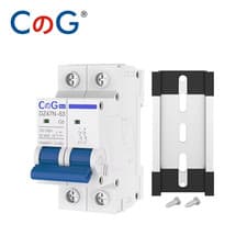 Image of AC Miniature Circuit Breaker 2 Pole 6A-63A 120/240V MCB Electrical Switch
