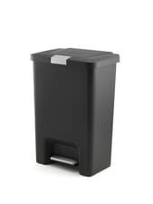Image of Addis Premium 50 litre kitchen waste pedal bin with locking system 517261ebay