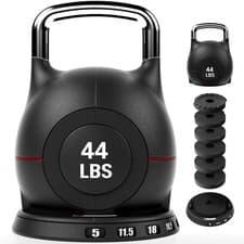 Image of 7-in-1 Adjustable Kettlebell, Quick-Adjust Kettlebell for Strength Training 20Kg