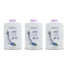 Image of Yardley Perfumed Body Powder English Lavender 200g x 3