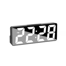 Image of LED Digital Alarm Clock Battery/USB Date Temp Snooze Voice Control 12/24H