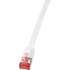 Image of LogiLink CF2031S Network Cable 1 m Cat6 U/FTP (STP) White - Network Cables (1 m,