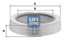 Image of UFI Air Filter Fits Ford Consul Cortina Granada Sierra Cortina Coach 30.804.00