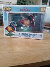 Image of Funko Pop #102: Stitch In Rocket Rides Disney Lilo Animation Vinyl Figure