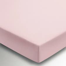 Image of Helena Springfield Plain Dye Fitted Sheet Super King Size Blush