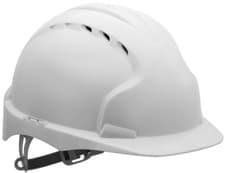 Image of 5 x JSP The All New EVO2 Vented White Safety Helmets AJF030-050-100