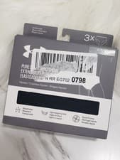 Image of NEW DAMAGED BOX 3 PACK HIPSTERS Under Armour Black No Show Size Small PANTIES