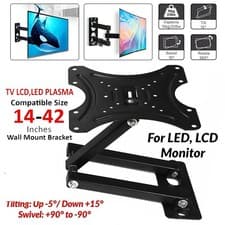 Image of Slim TV Wall Bracket Mount 10 14 22 26 27 30 32 38 42" SAMSUNG LG SONY BUSH UK
