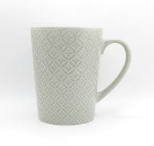 Image of Geometric Floral Pattern Coffee Tea Mug Cup 18 Oz Ceramic By Formation Creative