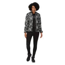 Image of Regatta Serenton Womens Waterproof Jacket 12-14 Breathable Black/White RRP £80