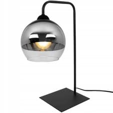 Image of Ball LED Table Lamp, Desk Night Light, Metal Glass, E27 Bulb
