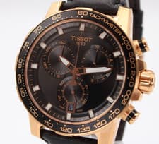 Image of TISSOT Supersport Chrono T125.617.36.051.00 Black Dial Men's Watch 45.5mm