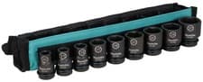 Image of 0088381791267 MAKITA IMPACT SOCKET SET 1/2" 9pcs 10-27mm MAKITA