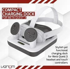 Image of Venom Charging Dock and Rechargeable Battery Packs for Meta Quest 3