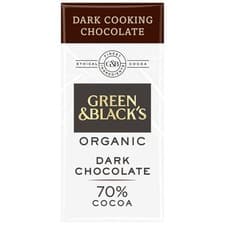 Image of Green & Black's Organic Dark Cooking Chocolate 150g (Pack of 2)