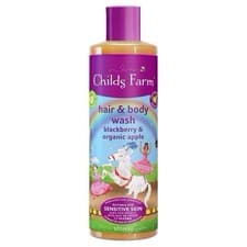 Image of Childs Farm Children's Hair & Body Wash. Blackberry & Organic Apple, 500ml