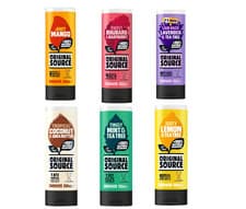 Image of 6 x 250ml MIX Original Source Shower Gel Natural Fragrance Vegan Paraben Free