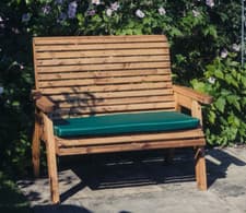 Image of Wooden garden furniture Wooden garden bench 2 Seater bench