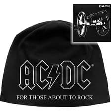 Image of AC/DC Beanie Hat: For Those About To Rock OFFICIAL NEW