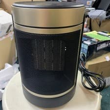 Image of Russell Hobbs Electric Heater Black & Gold 1500W Oscillating Space RHCH2002G