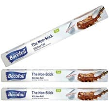 Image of 3 Pack Bacofoil Baco 45cm x 5m Thick Tear Resistant Non Stick Kitchen Food Foil