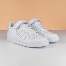 Image of adidas Forum Low FY7755 Triple White Trainers UK Sizes – Leather – New Boxed